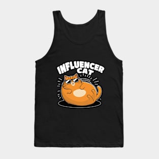 Funny influencer cat Tank Top